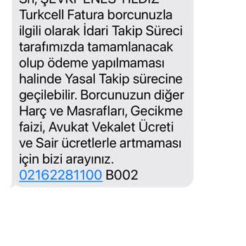 Yanlış Kişiye Gönderilen İcra Takip Mesajları