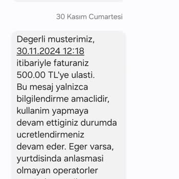 Vodafone Beklenmedik Abonelikler Ve Yüksek Fatura Şoku