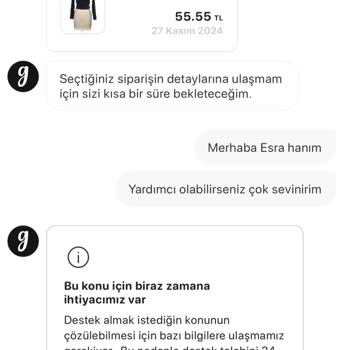 Gardrops'ta İptal Sorunu Ve Müşteri Hizmetleri Desteği