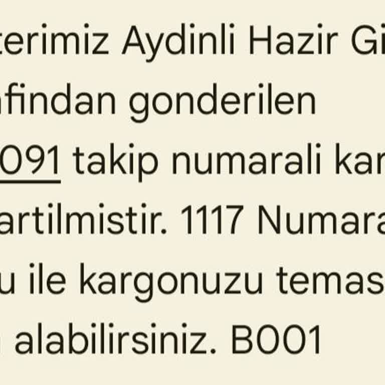 Kargomun Teslim Edilmemesi Ve İletişim Sorunları
