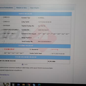 Teslim Edilmeyen Sipariş Ve Müşteri Hizmetleri Sorunu