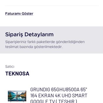 Kırık Televizyon Ve Geciken Ürün Değişimi Mağduriyeti