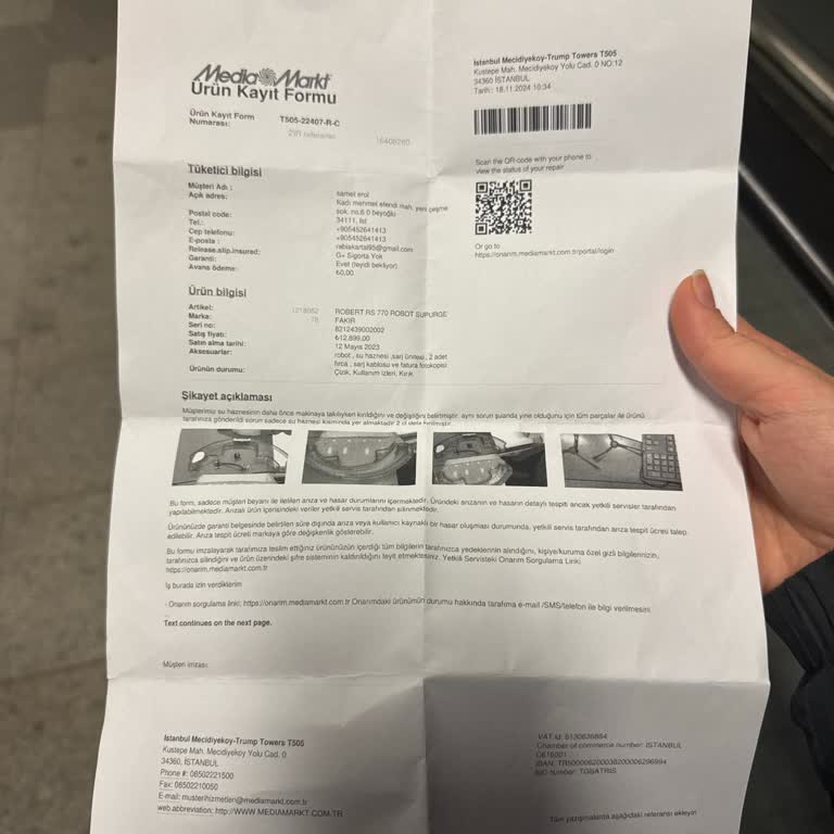 Media Markt Trump Şubesi'nde Süpürge Parçası Mağduriyeti