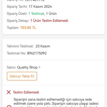 Sürat Kargo'nun Teslimat Sorunları Ve Geri Gönderim