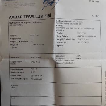 Teslim Edilen Cihazlar İçin Yanlış Bildirim Sorunu