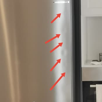 Bosch Buzdolabı Üst Kapak Hasarı