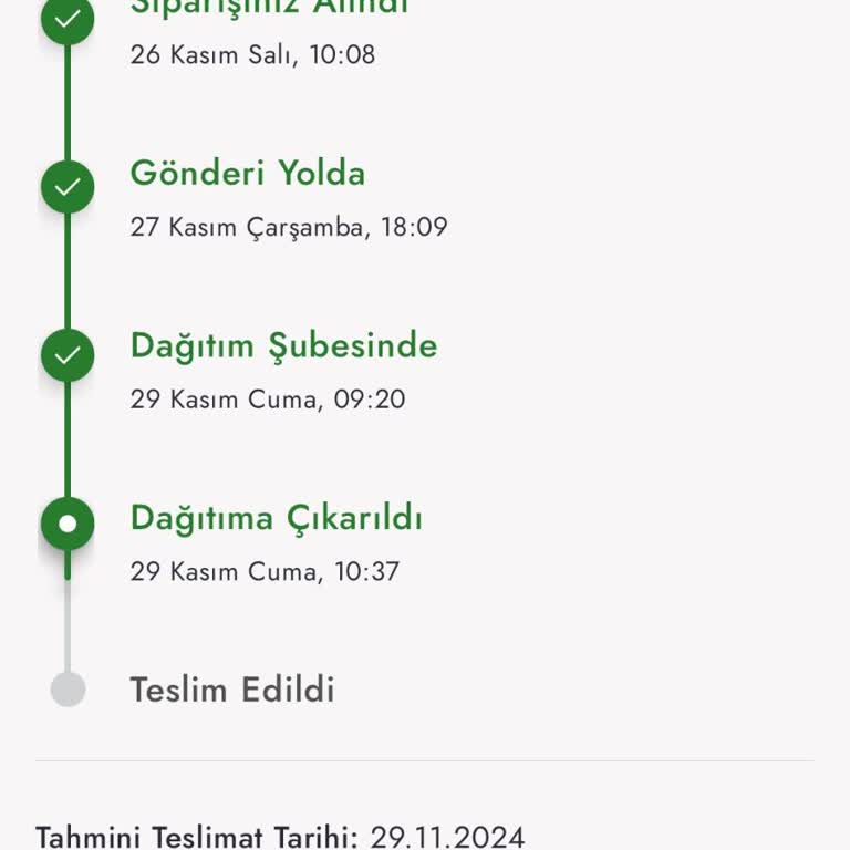 Kargo Teslimatında Yaşanan Gecikme Ve İletişim Sorunu
