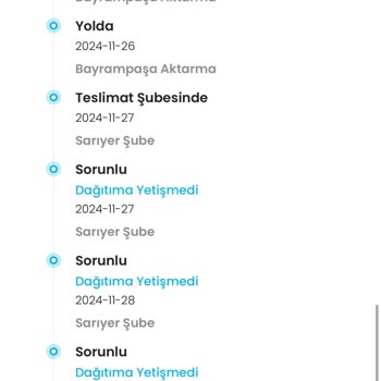 Kayıp Kargo Ve İletişim Sorunları