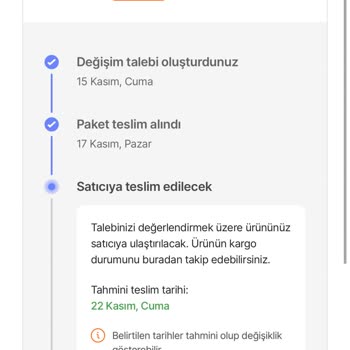 Değişim Talebi Sonrası Ayakkabım Kayboldu