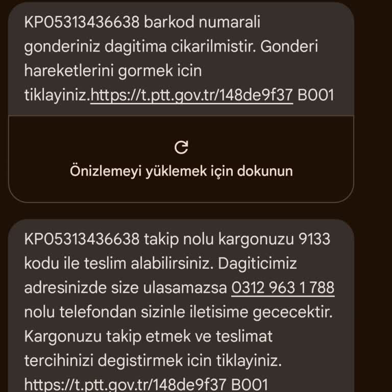PTT Kargo Hizmetinde Yaşanan Hayal Kırıklığı
