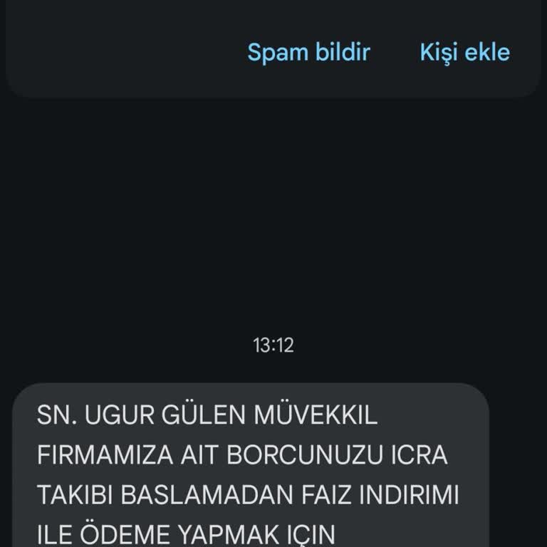 Yanlış Borç Bildirimi Ve Hukuk Bürosu Sorunu