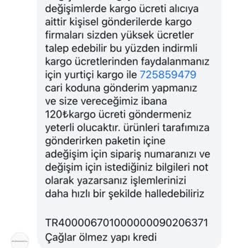 Hediye Montun Değişiminde İletişim Sorunu Ve Para İadesi Problemi