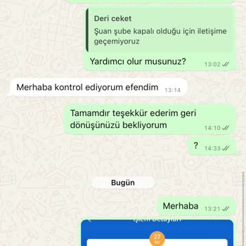 Hediye Montun Değişiminde İletişim Sorunu Ve Para İadesi Problemi