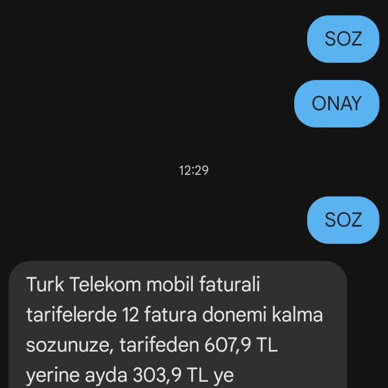 Türk Telekom Taahhüt Sorunu Ve Yüksek Fatura Şikayeti