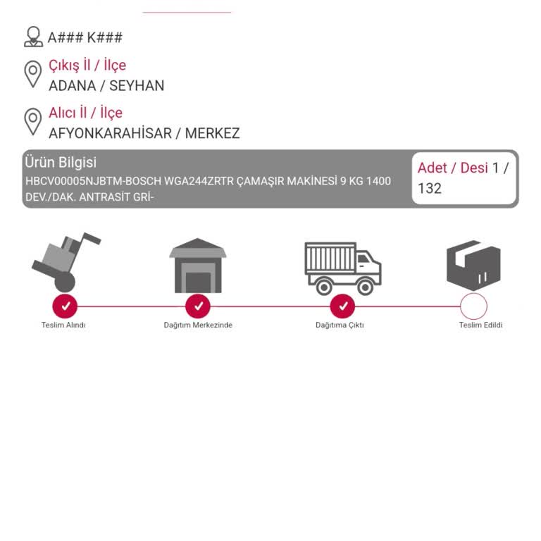 Horoz Lojistik Çamaşır Makinesi Teslimat Sorunu
