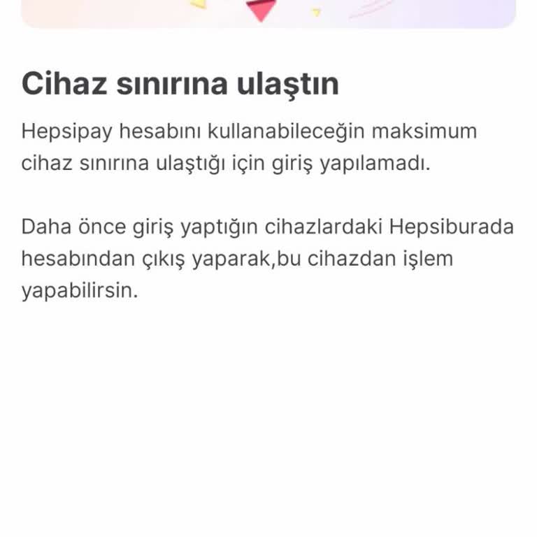 Eski Cihaz Engeliyle Giriş Yapamama Sorunu