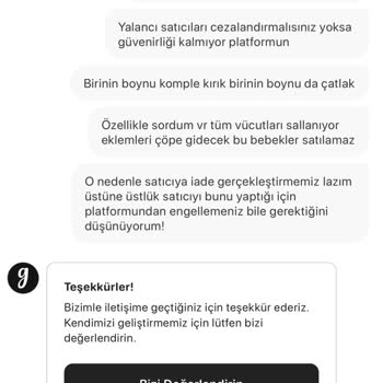 Gardrops'ta Kırık Ürün Ve İletişim Sorunu