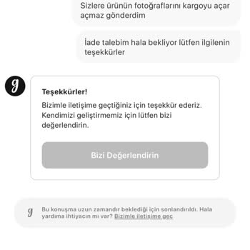 Gardrops'ta Kırık Ürün Ve İletişim Sorunu