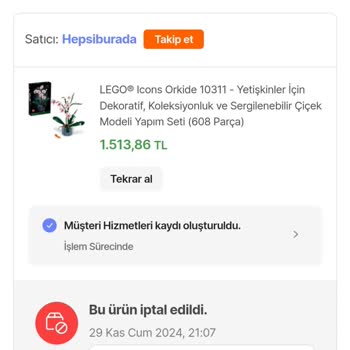 Hepsiburada İptal Edilen Sipariş Ve Artan Fiyat Mağduriyeti