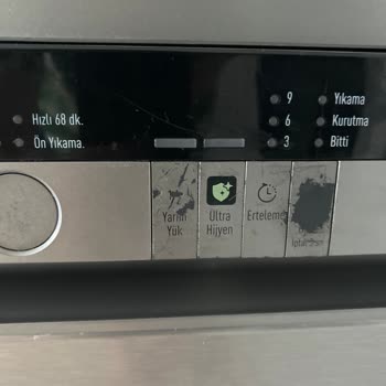 Arçelik Bulaşık Makinesi Ekran Ve Düğme Sorunu
