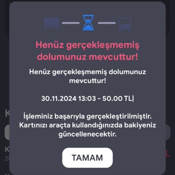 Kentkart Uygulamasında Bakiye Yükleme Sorunu Ve Mağduriyet