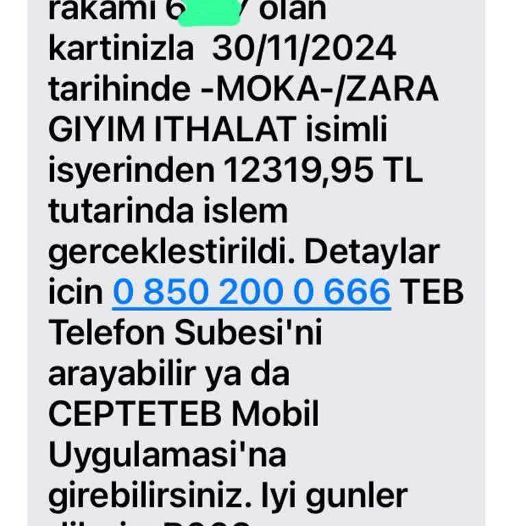 İzinsiz Kredi Kartı İşlemi Şoku