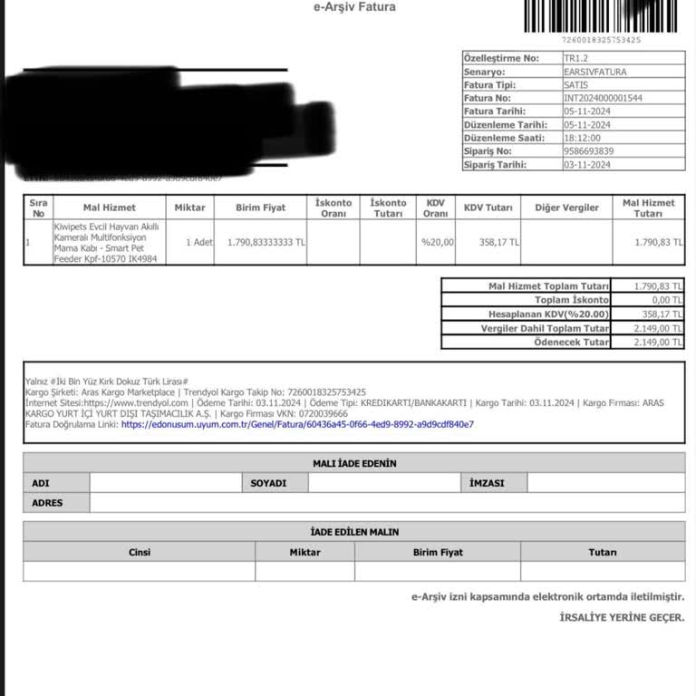 Kamera Ve Mama Makinesi Sürekli Arızalanıyor