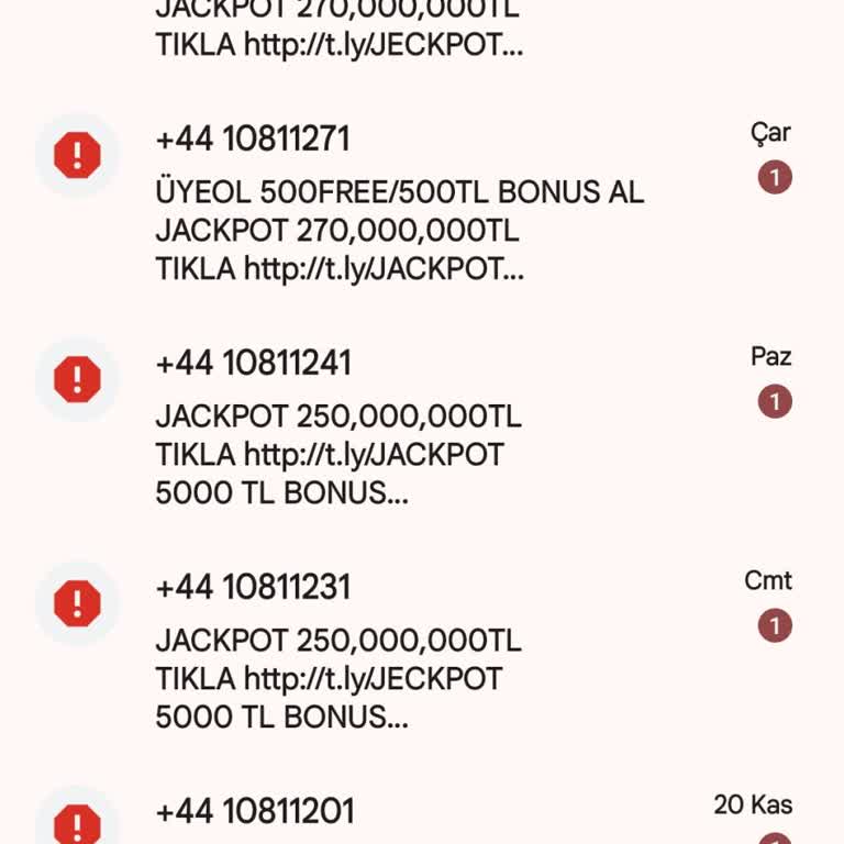 Egt Jackpot İzinsiz Mesajlarla Rahatsız Ediliyorum: Jackpot Ve Vaycasino'dan Şikayetçiyim!