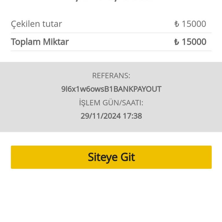 Bloke Koyulan Para Çekim İşlemi