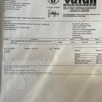 Sürekli Arızalanan Klavye Ve Yetersiz Garanti Hizmeti