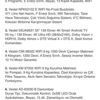 Vestel Çeyiz Paketi Alışverişinde Fiyat Düşüşü Ve İade Sorunu