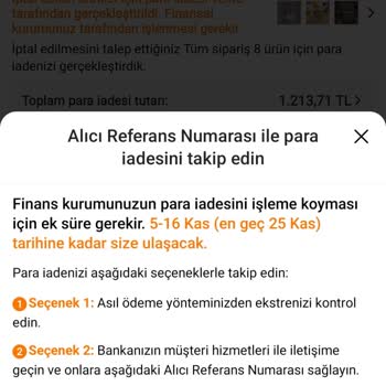 Para İadesi Bekleyişi