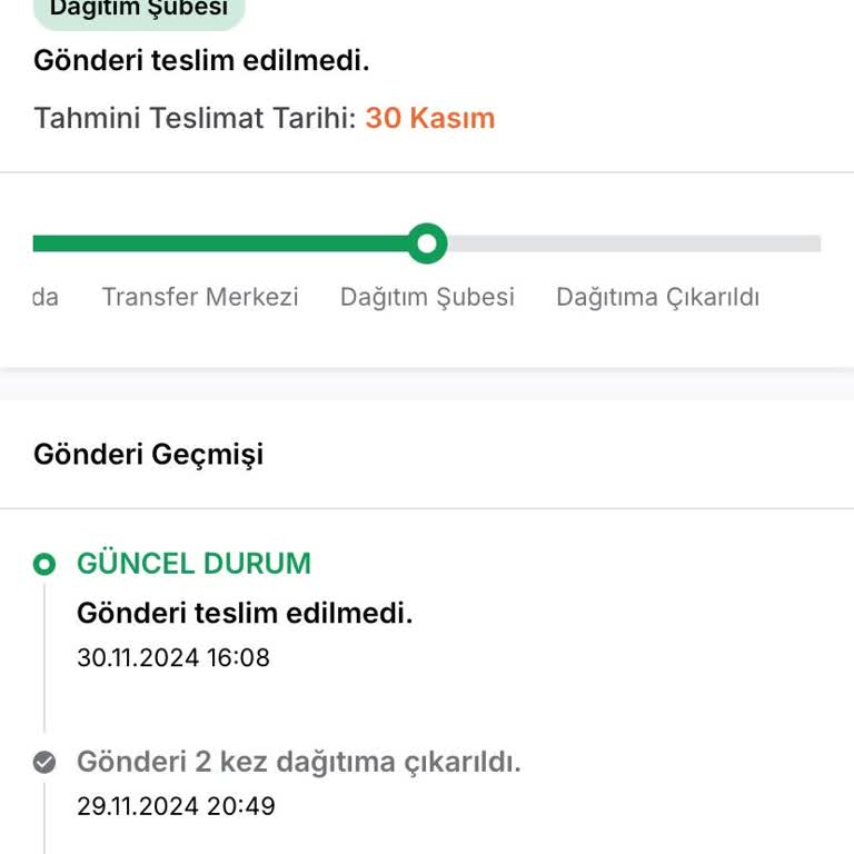 Teslimat Sorunları Ve Gecikmeler