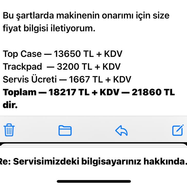 Garanti Sürecinde Yüksek Ücret Talebi Ve Hayal Kırıklığı