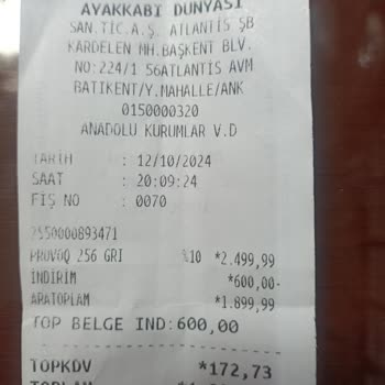 Ayakkabı Dünyası'ndan Aldığım Botta Ciddi Sorun