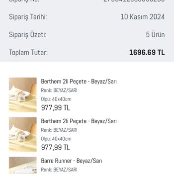 Teslim Edilmeyen Sipariş Ve İletişim Sorunları