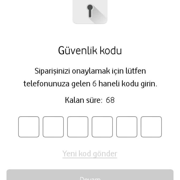 Vodafone Pay SMS Onay Kodu Sorunu