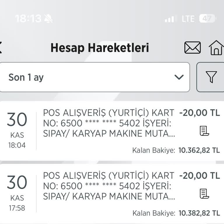 Su Otomatı Kart Çekim Sorunu
