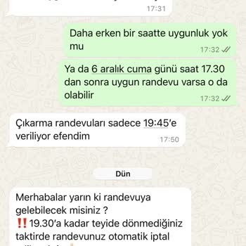Randevu Karmaşası Ve İletişim Sorunları