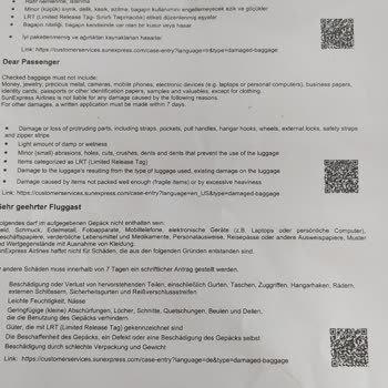 Valiz Hasarına Karşı İlgisiz Yaklaşım