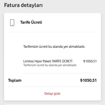 Dondurulan Hat Sonrası Fatura Şoku