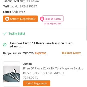 Trendyol'da Ürün Fiyat Farkı Şoku