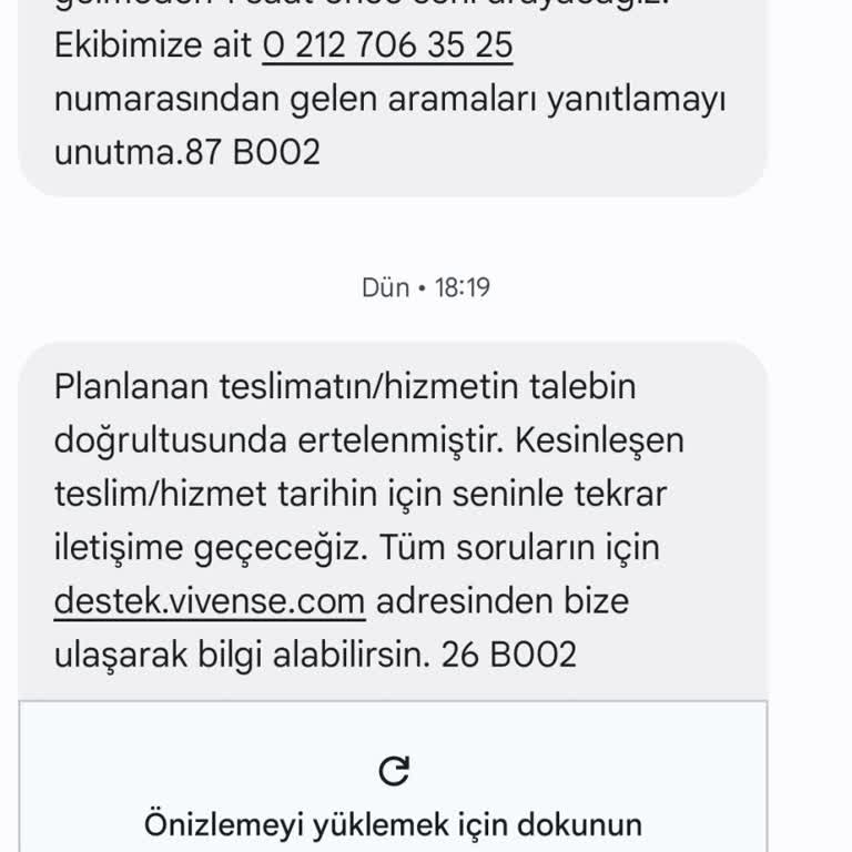 Vivense Teslimat Sorunu: Beklenen Orta Sehpa Hala Gelmedi