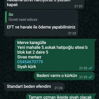 @modaanurbutik Sayfasından Alışverişte Mağduriyet