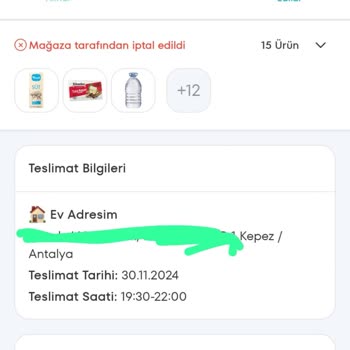 Siparişler Habersiz İptal Ediliyor, Müşteri Memnuniyeti Sıfır!
