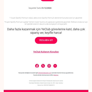 Geçersiz Spotify Premium Kodu Sorunu