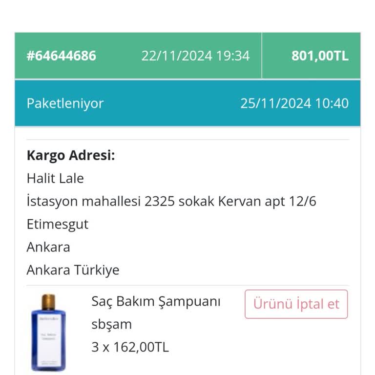 Doa Kozmetik Sipariş Gecikmesi Ve Müşteri Hizmetleri Sorunu