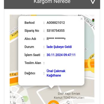 Kargo İade Süreci Hatası Ve Müşteri Hizmetleri İlgisizliği
