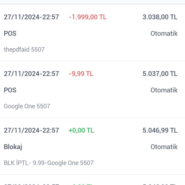 Bilgim Dışında Yapılan İşlemler Ve Para İadesi Talebi