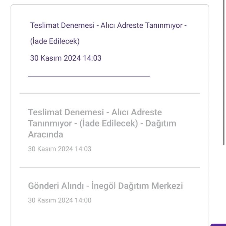 Kargo Teslimatında Mağduriyet Ve İletişim Eksikliği
